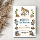 Search for cowboy 1st birthday invitations Texas