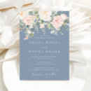 Search for dusty blue and blush wedding invitations Vintage