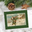 Recherche de vintage santa claus postcards Arbre de noël