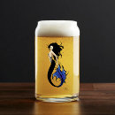 Search for blue ocean beer glasses Mermaid
