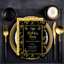 Search for black butterfly invitations Black and gold
