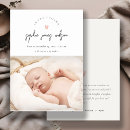 Recherche de pink birth announcement cards Rose pâle