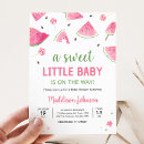 Search for watermelon baby shower invitations Is on the way