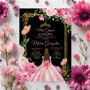 Recherche de black quince invitations Quinceanera