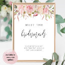 Search for bride and bridesmaids posters Blush pink