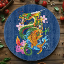 Recherche de dragon planches à découper Vert