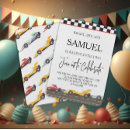 Search for red race car invitations Ready set go