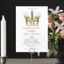 Search for fancy masquerade invitations Elegant
