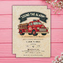 Search for fireman baby shower invitations Modern