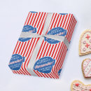 Search for popcorn wrapping paper Red and white stripes