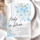 Recherche de blue floral invitations Mother to be