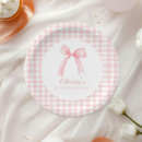 Recherche de baby shower rose assiettes Arc