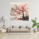 Search for cherry blossom tree canvas prints Japan