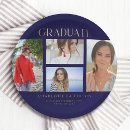 Search for blue and gold graduation plates College graduation party