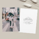 Search for magazine invitations Black and white