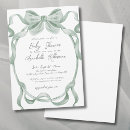 Recherche de olive green baby shower invitations Neutre