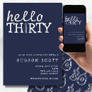 Recherche de mens 30th birthday invitations Trente