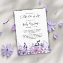 Search for purple celebration life invitations Floral