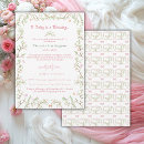 Search for blessing baby shower invitations Floral