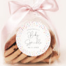 Search for baby shower sprinkle stickers Rainbow sprinkles