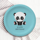 Recherche de de panda assiettes Mignon