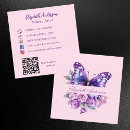 Recherche de fleurs violet cartes visite Salon beauté