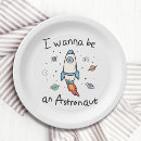 Recherche de fusée assiettes en papier Fête de l'espace