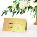 Search for gold foil place cards Calligraphy