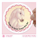 Recherche de chevaux blancs autocollants Girl