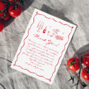 Search for pizza thank you cards Italian bridal shower
