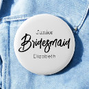 Search for bridesmaid buttons White