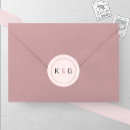 Search for monogram oval wedding stickers Modern