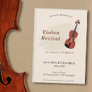 Search for violin recital invitations Classical