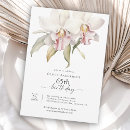 Search for floral 65th birthday invitations Elegant