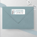 Search for ferns return address labels Watercolor
