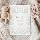 Recherche de watercolor baby shower invitations Floral