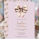 Search for chic 1st birthday invitations Girl first birthday