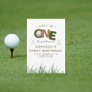 Search for golf 1st birthday invitations Cute