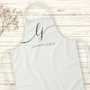 Search for plain color aprons For her