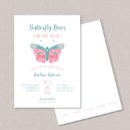 Search for butterfly kisses invitations Girl