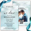 Recherche de photo rehearsal dinner invitations Bleu