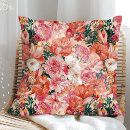 Search for pink orange pillows Floral