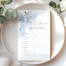 Search for word scramble baby shower games Floral