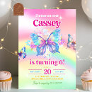 Search for over the rainbow birthday invitations Girl