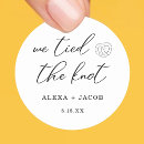Search for tied the knot stickers Thank you