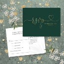 Recherche de emerald and gold invitations Élégant
