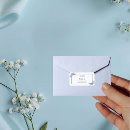 Search for black and blue return address labels Stylish