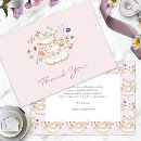 Search for bridal tea thank you cards Watercolor floral