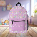 Search for rainbow unicorn backpacks Girly