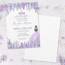 Search for purple dress quinceanera invitations Princess tiara crown